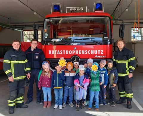 Die Kinder konnten viel über Brandschutz und Sicherheit lernen und hatten gleichzeitig eine Menge Spaß