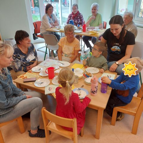 Generationentreffen in der Kita
