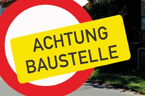 Baustelle Wiesenweg / Panitzsch