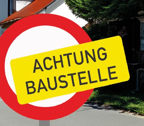 Baustelle Wiesenweg / Panitzsch