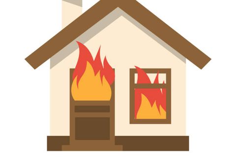 Hausbrand Symbolbild