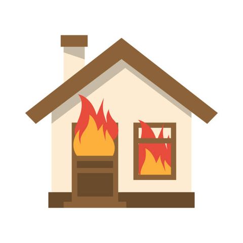 Hausbrand Symbolbild