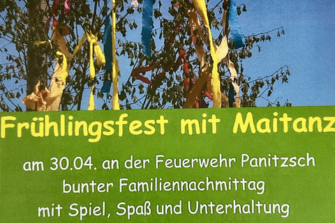 Einladung zum Frühlingsfest und Tanz in den Mai 30.04.2025