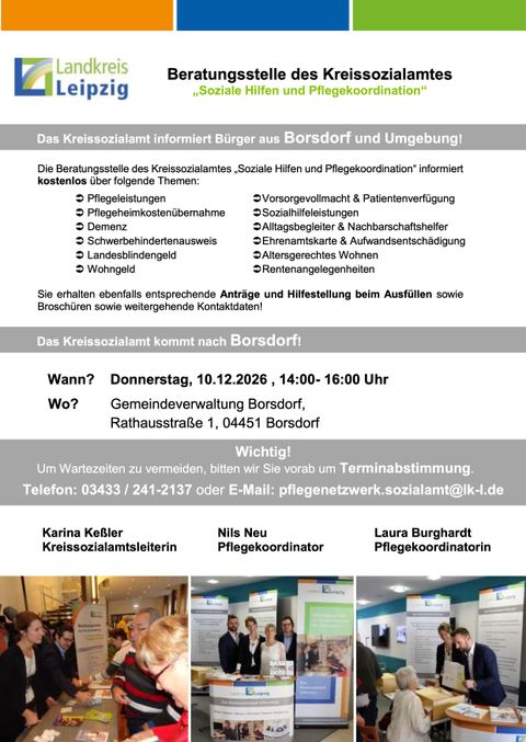 Beratungsstelle des Kreissozialamtes