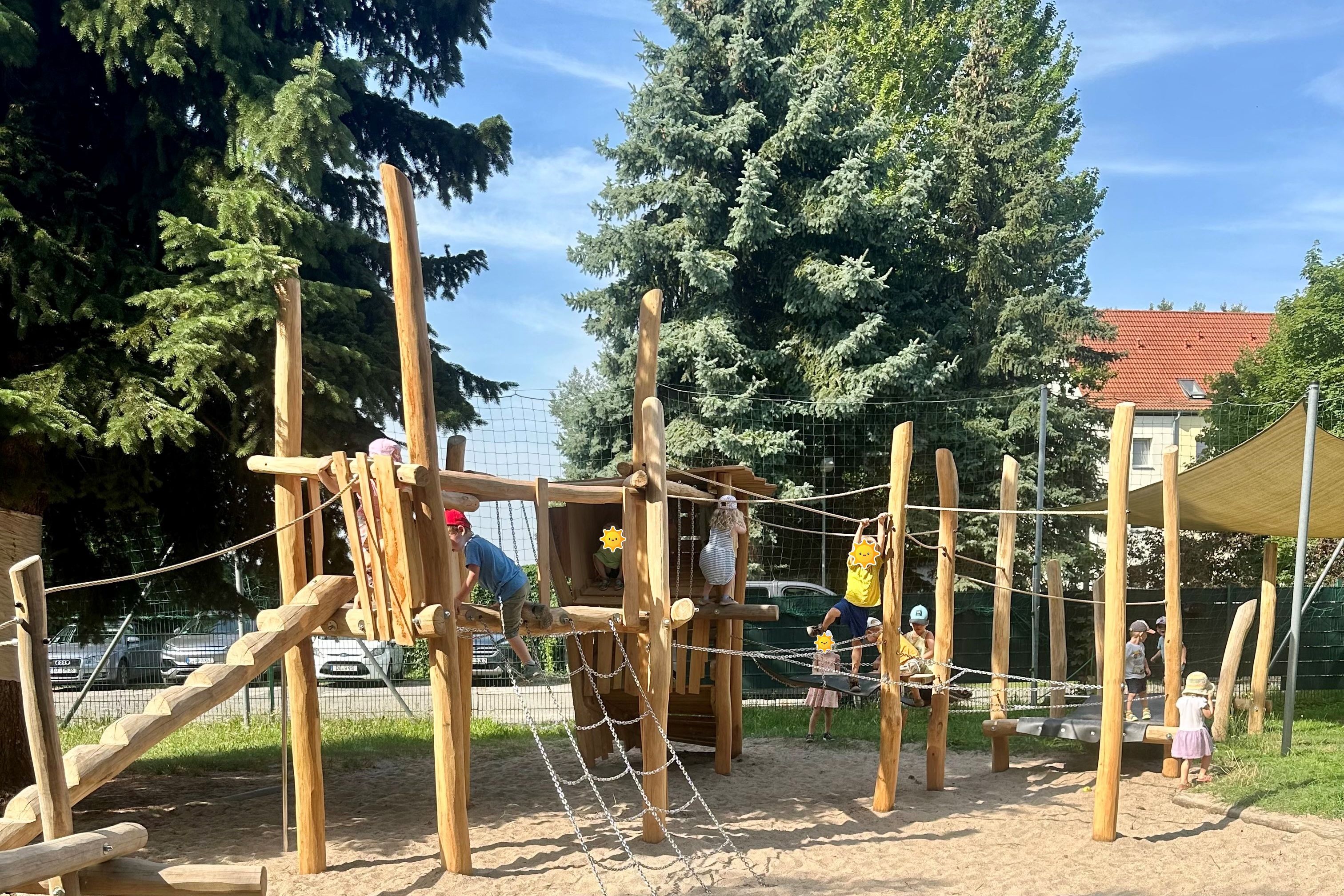 unser neuer Kletterparcours