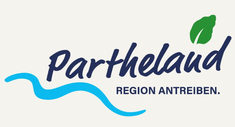 Logo mit Schriftzug "Partheland - Region antreiben"