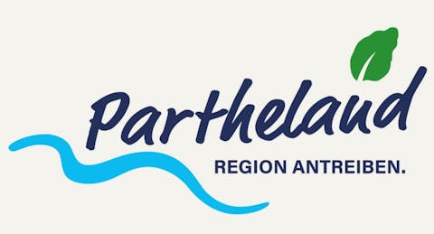 Logo mit Schriftzug "Partheland - Region antreiben"