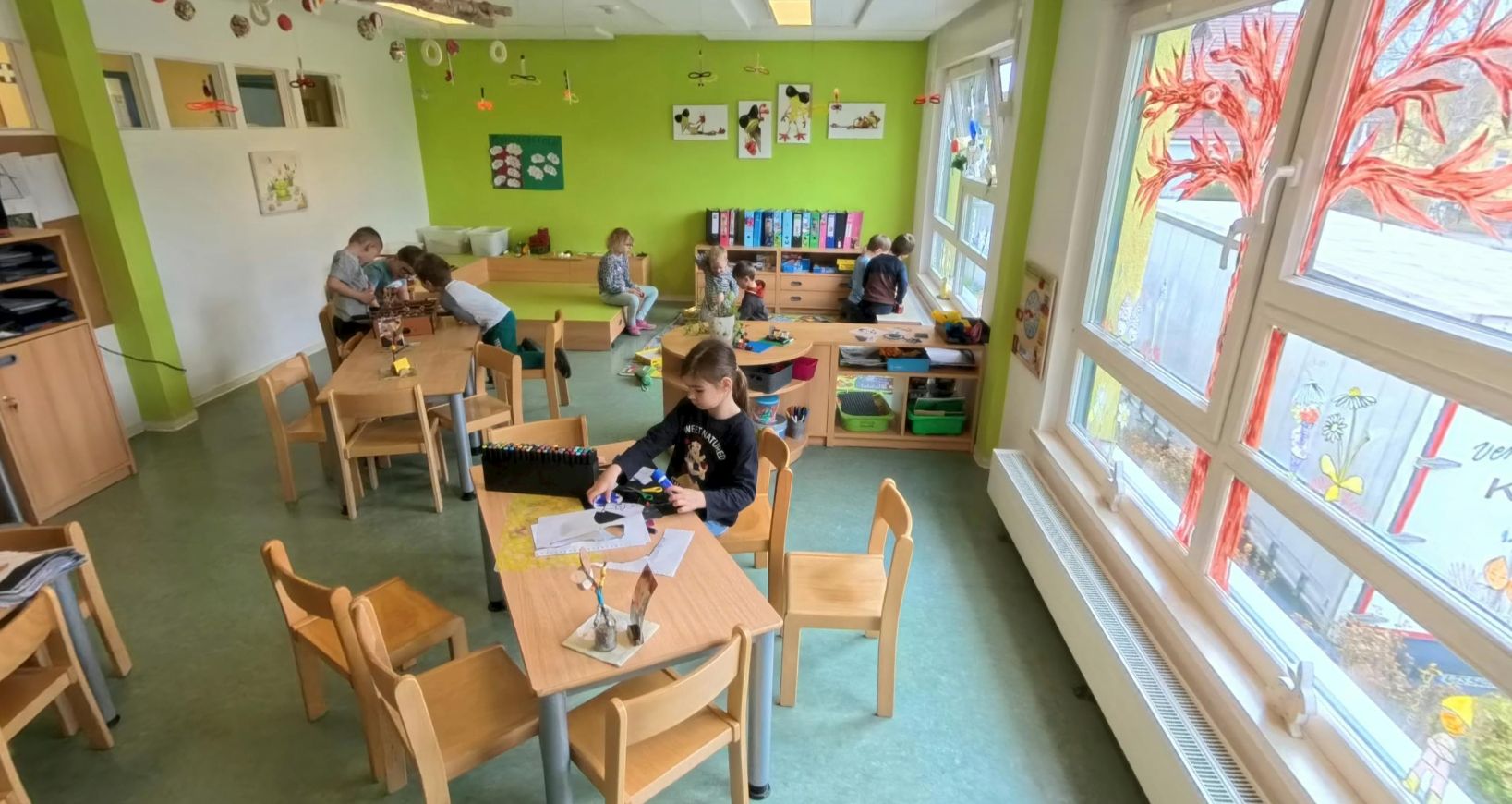 Raumansicht Frösche