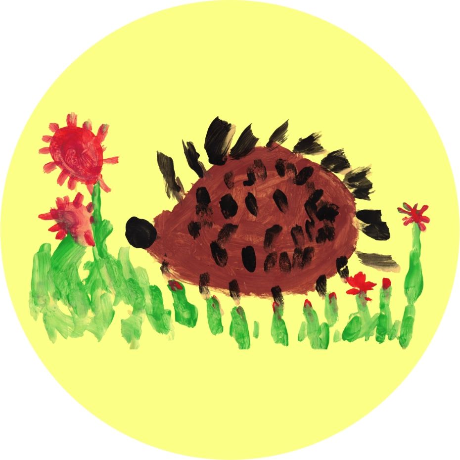 Maskottchen Igelgruppe