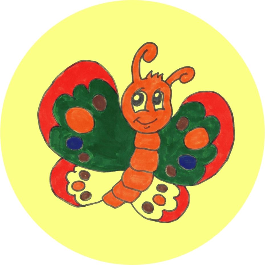 Maskottchen Schmetterlinge