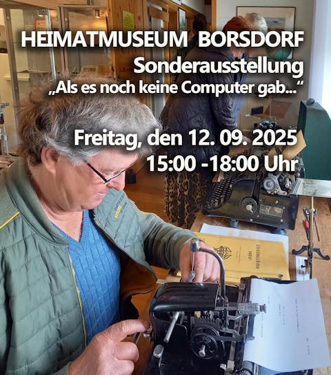 Sonderausstellung Heimatmuseum Borsdorf