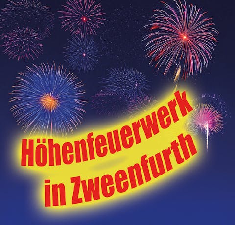 Höhenfeuerwerk in Zweenfurth