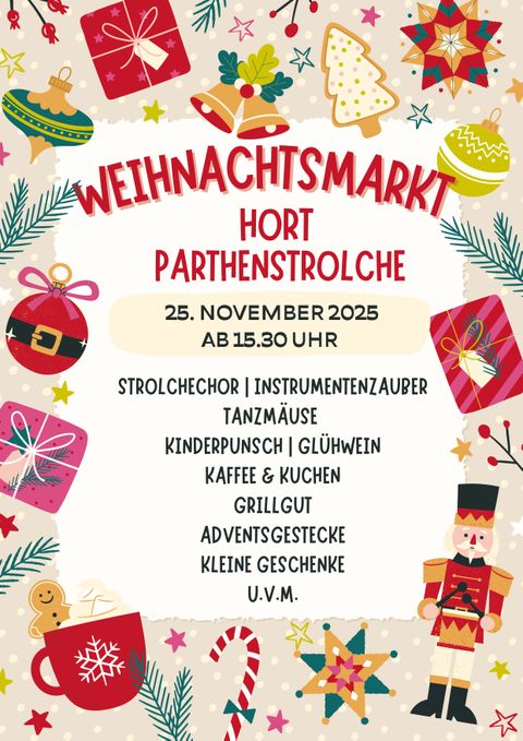 Weihnachtsmarkt Hort Parthenstrolche